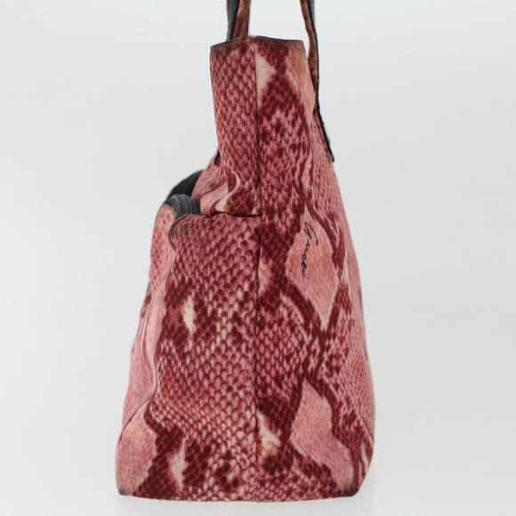 GUCCI Hand Bag Nylon Red 0028080 Auth bs7011 - Picture 4 of 16